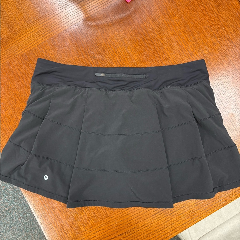 Lululemon Athletica Black Skater Mini Skirt